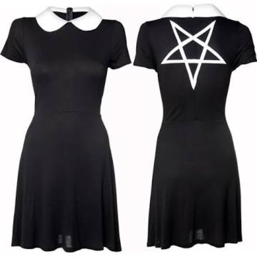 Dollskill disturbia keepsville 666 babydoll dress